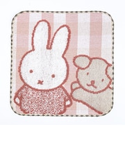 ミッフィー miffy ミニミニタオル スナッフィー レッド ハンカチ 西川