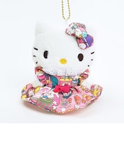 サンリオ ハローキティ マスコットキーホルダー ラッピング柄 (ピンク) Sanrio