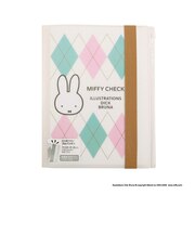 ミッフィー miffy A4クリアホルダー7Pバンド付 (ホワイト) MIFFY CHECK シリーズ 文具 クリアファイル