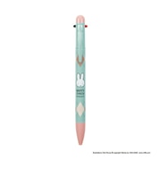 ミッフィー miffy 3色ボールペン (ブルー) MIFFY CHECK シリーズ 文具 日本製