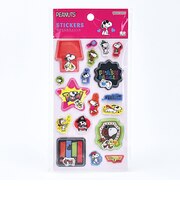 スヌーピー カプセル&ラメシール カラフル ステッカー 文具 SNOOPY