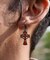 【チャイハネ】メンズミナレッドピアス
