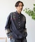 【チャイハネ】ヤオリ異素材パッチワークMEN'Sトップス