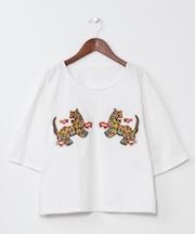 【チャイハネ】ラオリャン刺繍Tシャツ