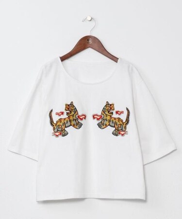 【チャイハネ】ラオリャン刺繍Tシャツ