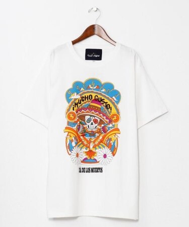 【チャイハネ】ヒピベラメンズTシャツ【Amina×grn】