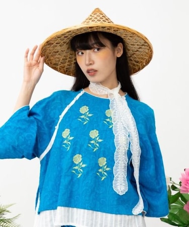 【チャイハネ】レスリリボンスカーフ 細ストール