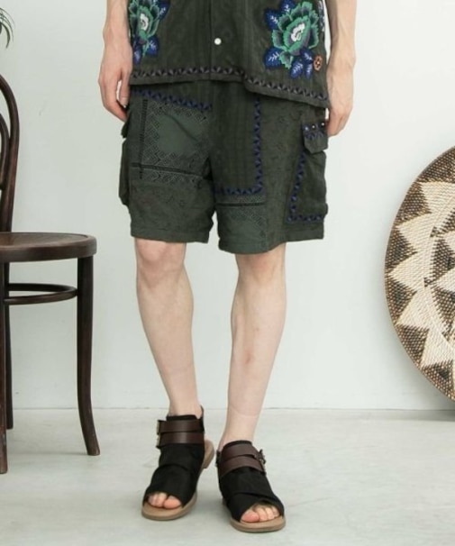 【チャイハネ】ロザリナメンズハーフパンツ