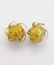 【カヤ】透け梅ガラスピアス