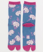 【カヤ】白牡丹 足袋型くつ下(23-25cm)