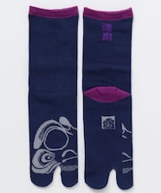 【カヤ】だるま顔足袋型くつ下(23-25cm)