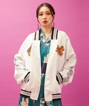 【カヤ】【刺子ジャン】刺繍スーベニアジャケット《中村杏子×倭物やカヤ》
