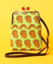 【倭物やカヤ】ゆる浮世絵 がま口携帯ショルダーバッグ