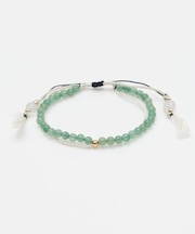 【岩座】【五月皐月】産石絹紐ブレスレット