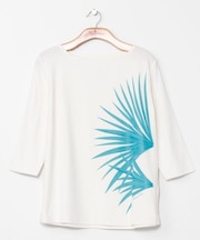 【マウナロア】パームリーフTシャツ(7分袖)