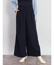 ジョーゼットドレープワイドパンツ
