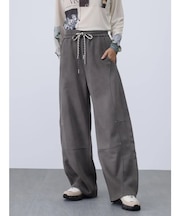 スタッズ切替えスウェットパンツ