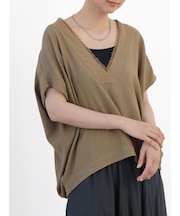 【ベストセラーアイテム再追加!】フリンジVネックブラウス