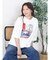 アートプリントタックデザインTシャツ