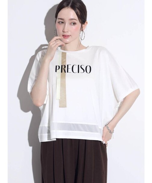 テープデザインドルマンTシャツ