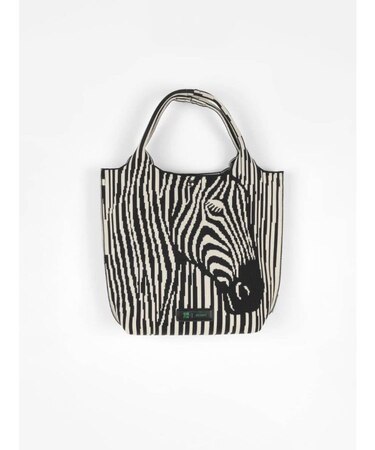 Zebra’s face&hipジャガードニットトートバッグ（mini）