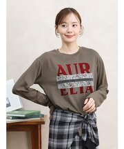 レースラインロゴロングTシャツ