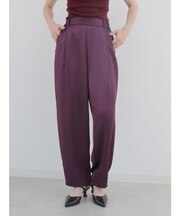 ヴィンテージサテンタックパンツ