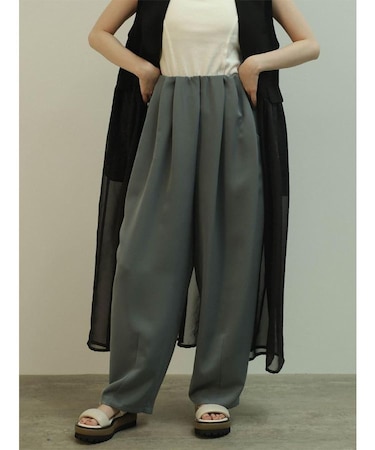 タックコクーンワイドパンツ