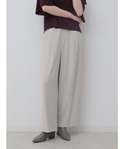 ソフトドレープタックワイドパンツ