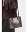 LEOPARD LEATHER 2WAY HANDBAG