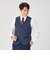 小紋ニットジレ メンズ