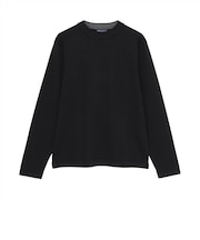 ニット シルク混 モックネック セーター メンズ