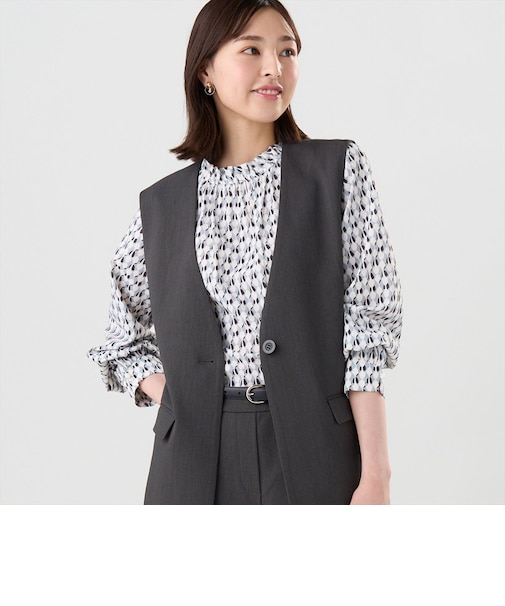 ロングジレ セットアップ可能 レディース