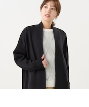 アウター ワッフルジャカード トッパー コーディガン レディース