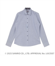【HELLO KITTY×TOKYO SHIRTS】 ワイド 長袖 形態安定 レディースシャツ