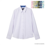 【TOKYO SHIRTS×HIBIYA KADAN】 透け防止 レギュラー 長袖 形態安定 レディースシャツ