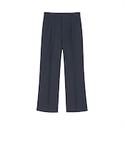 ボトムス ブッチャー織 セミワイド パンツ セットアップ可能 レディース