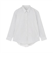 【Pitta Re:)】 ふわっとガーゼシャツ ワイドシルエット 長袖 綿100% レディース カジュアルシャツ
