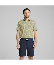 メンズ ゴルフ PUMA x PTC タイル 半袖 ポロシャツ PUMA X PTC TILE POLO