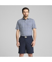メンズ ゴルフ PUMA x PTC タイル 半袖 ポロシャツ PUMA X PTC TILE POLO