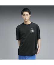 ユニセックス NEKO-SAN MAGAZINE スーベニア 半袖 フロント バック プリント Tシャツ BT_SS26_GT#2 JP_RETAIL8 TEE