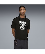 メンズ グラフィック リラックス ブレックファースト 半袖 Tシャツ GRAPHIC Tee