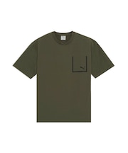 メンズ ESS エレベーテッド ウーブン ライク 半袖 Tシャツ SUMMER SS WOVEN LIKE TEE