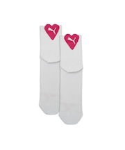 ユニセックス プーマ W ハート ショート 1P ソックス Puma W Heart Short Sock 1P