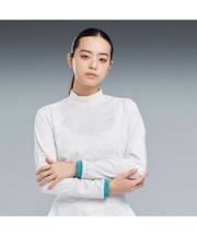 ウィメンズ ゴルフ FOG グラフィック モックネック 長袖 シャツ W GRAPHIC MOCKNECK L/S