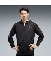メンズ トレーニング パワートレイン グリッド フリース フーデッド ジャケット POWERTRAIN GRID FLEECE JKT