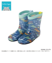 kukka hippoのキッズレインブーツLサイズ/19cm【おさかな】