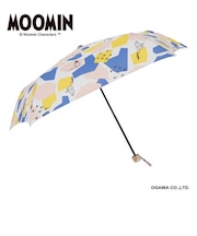 MOOMIN/One'sPlusの雨晴兼用折りたたみ雨傘【ムーミン/シェイプス】