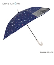 キッズ晴雨兼用55cm 長傘 プリント/コスメ