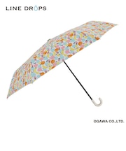 キッズ晴雨兼用55cm 折傘 プリント/フルーツ